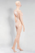 Mannequin Red-Condom Full-Enclosure Doll Latex Catsuit
